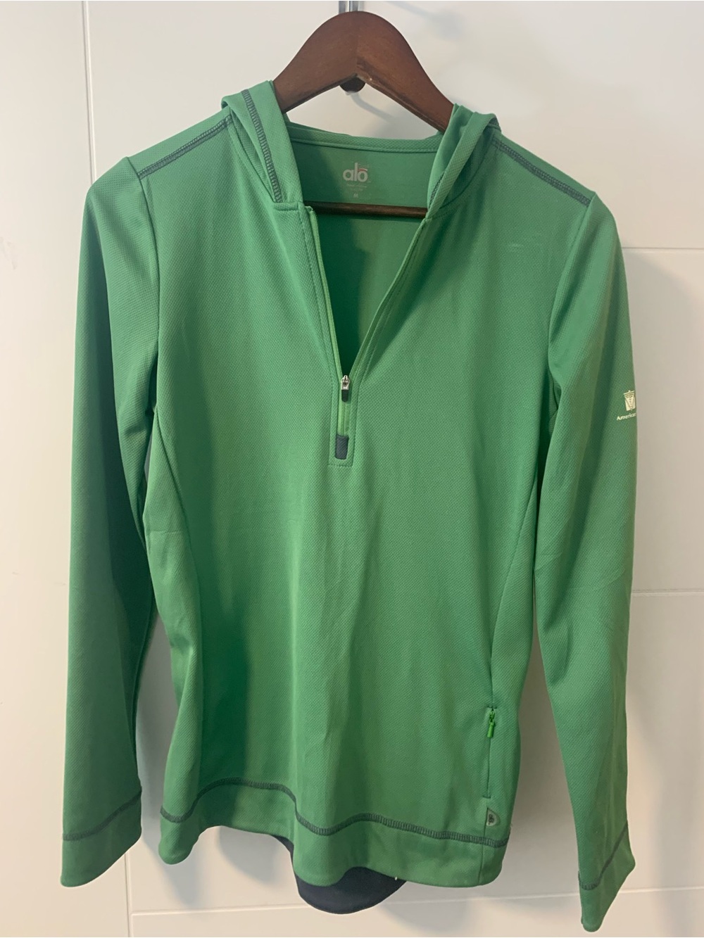 Alo Green Half-Zip Hoodie A17